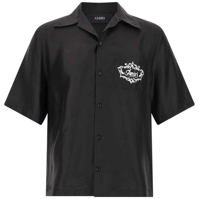 Amiri Chateau Crest Camp Shirt Amiri Chateau Crest Camp Shirt