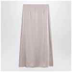 Weekend Max Mara Blush satin midi skirt