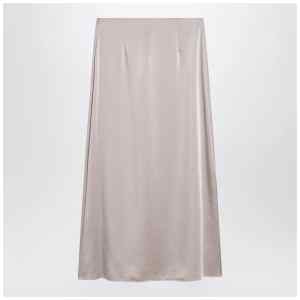 Weekend Max Mara Blush satin midi skirt