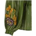 Valentino Garavani Embroidered Lurex Silk Shirt