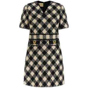 Valentino Garavani Damier Tweed Dress