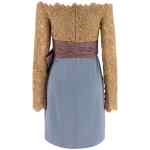 Valentino Garavani Valentinogaravani Fleur A Jours Flower Mix Dress