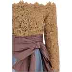 Valentino Garavani Valentinogaravani Fleur A Jours Flower Mix Dress