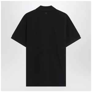 Ami Paris Ami De Coeur black polo shirt
