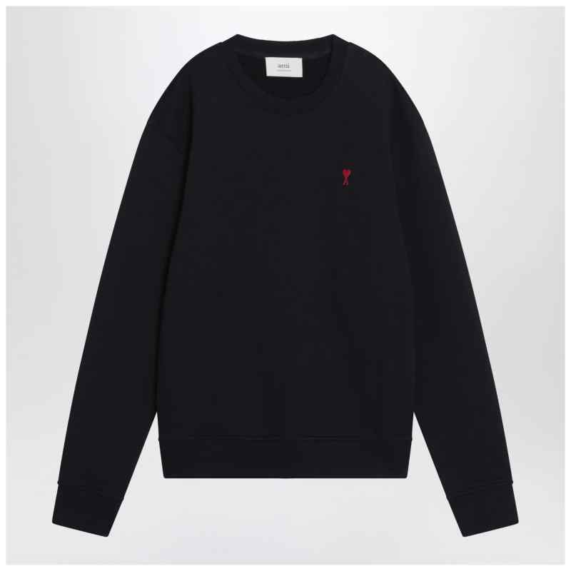 Ami Paris Black Ami De Coeur sweatshirt