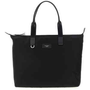 Dolce & Gabbana Media Logo Patch Shopping Bag