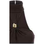 Elisabetta Franchi Jewel Detail Bodysuit