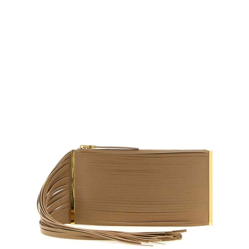 Elisabetta Franchi Fringed Clutch Elisabetta Franchi Fringed Clutch