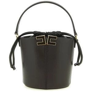 Elisabetta Franchi Logo Bucket Bag