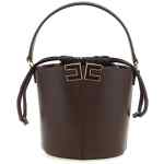 Elisabetta Franchi Logo Bucket Bag