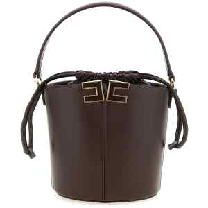 Elisabetta Franchi Logo Bucket Bag