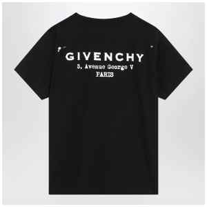 Givenchy Black cotton T-shirt with logo