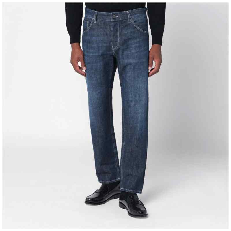 PT Torino Denim Rebel dark washed blue jeans