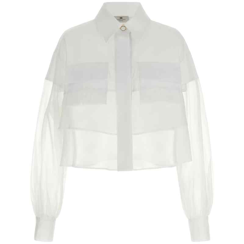 CA11861E2360_01_M_2025-12-30T10-25-52.937Z-2 Elisabetta Franchi Organza Shirt