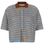 Marni Striped Crochet Cardigan