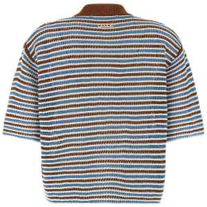 Marni Striped Crochet Cardigan