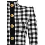 Balmain Vichy Knit Dress