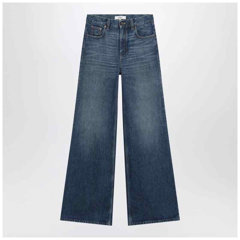 Chloé Flared blue jeans