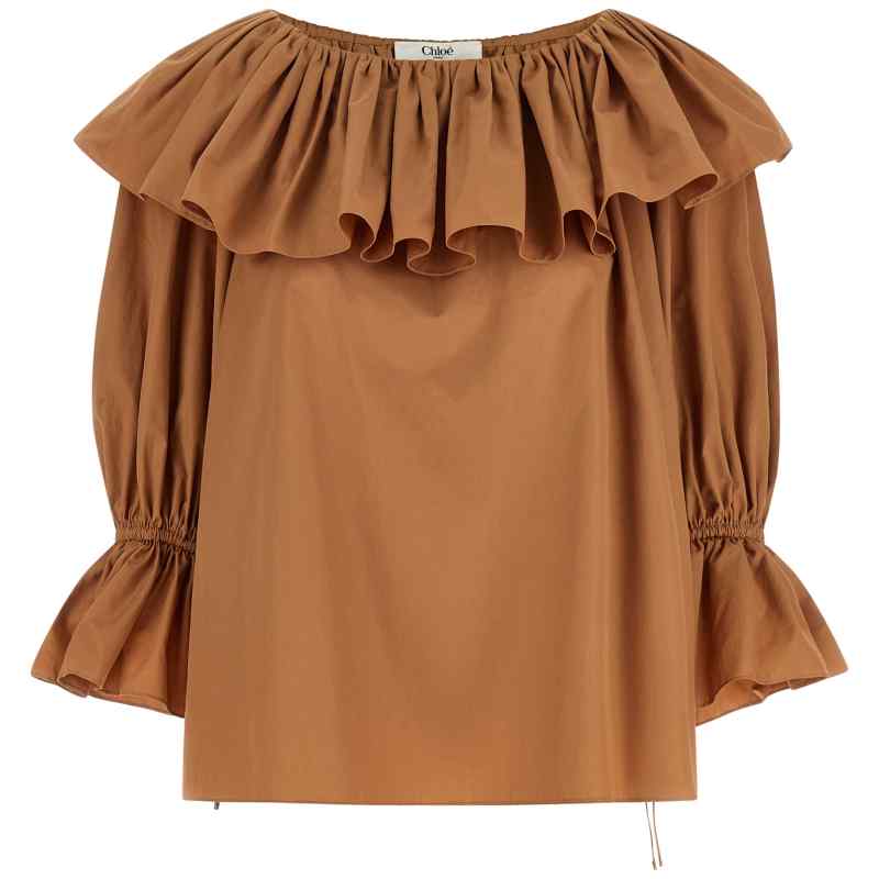Chloé Ruffle Blouse