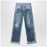 Acne Studios Trompe-l'oeil jeans 1981 mid blue