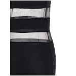 Coperni Striped Sheer Polo Dress