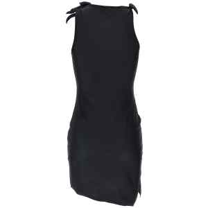 Coperni Asymmetric Flower Mini Dress