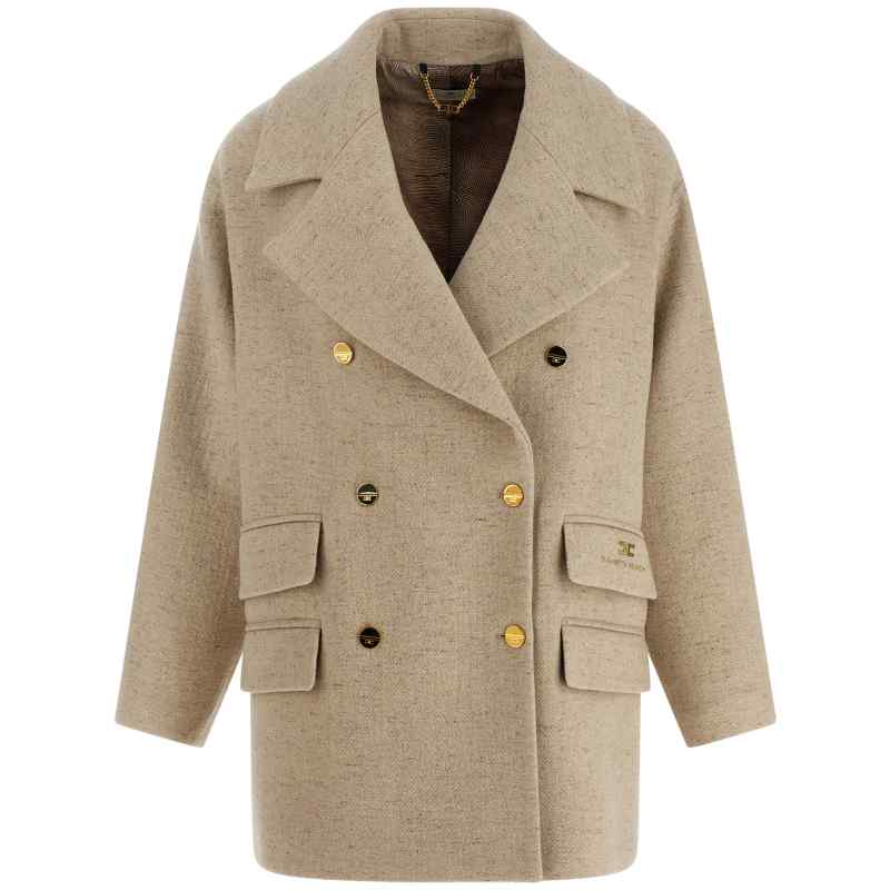 Elisabetta Franchi Double-breasted Coat