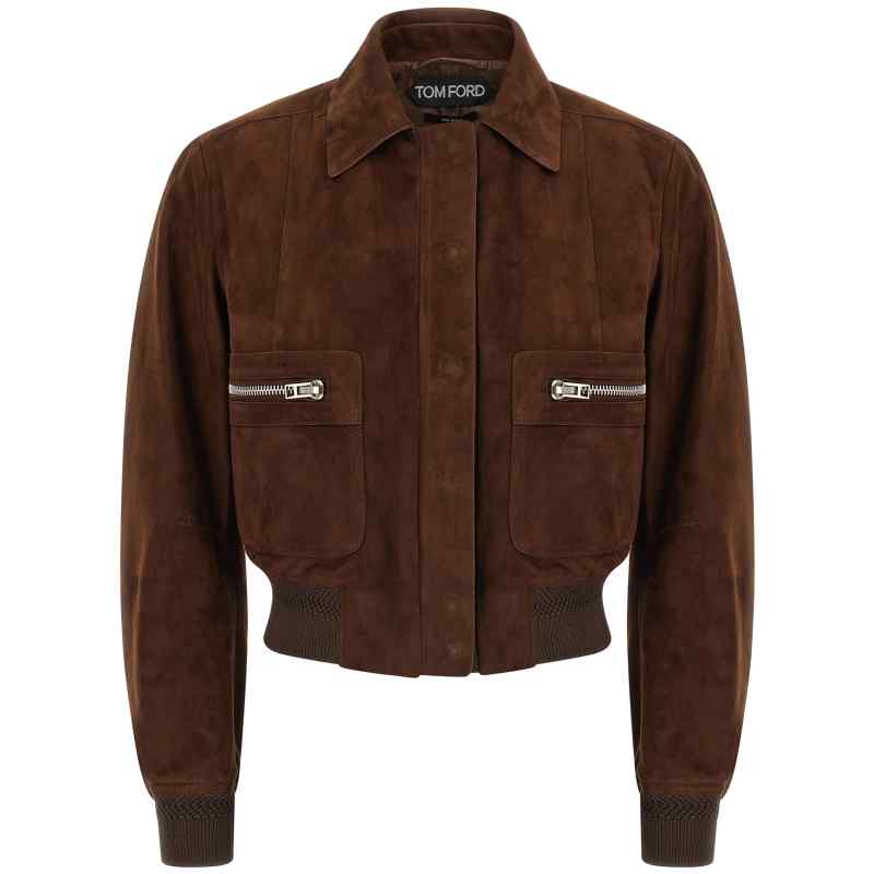 Tom Ford Suede Bomber Jacket