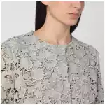 P.A.R.O.S.H. Light grey lace long jacket