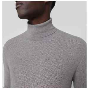 Tagliatore Beige wool turtleneck sweater