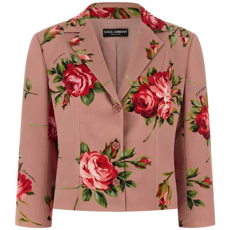 Dolce & Gabbana Bouquet Rose Blazer