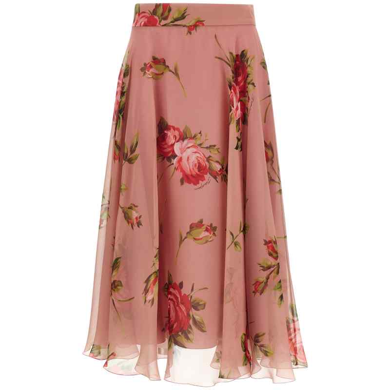 Dolce & Gabbana Bouquet Rose Skirt