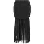 Dolce & Gabbana Twill And Chiffon Skirt