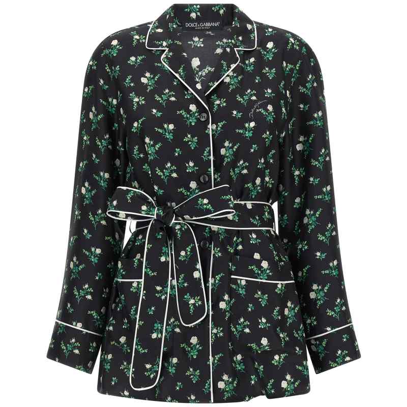 Dolce & Gabbana Roselline And Lily Of The Lilies Of The Flowers Printed Shirt