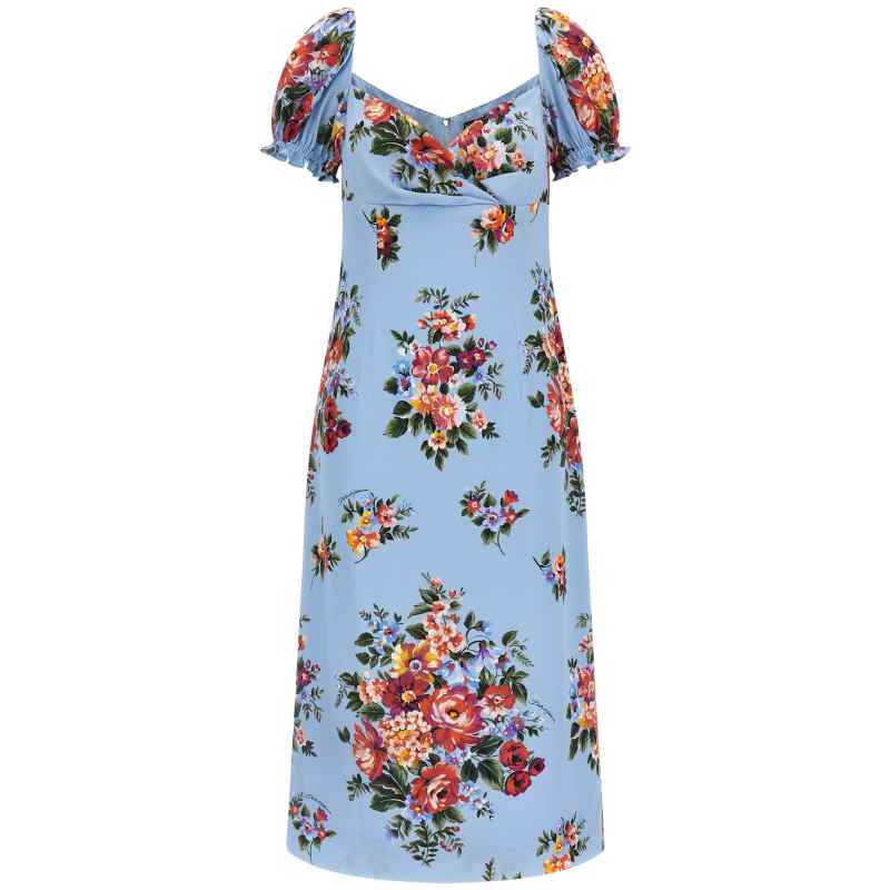 Dolce & Gabbana Mazzo Di Fiori Print Dress