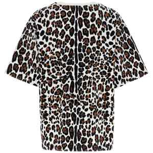 Dolce & Gabbana Animal Print Logo Plaque T-shirt