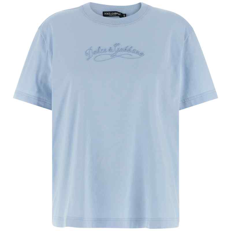 Dolce & Gabbana Chain Embroidery T-shirt