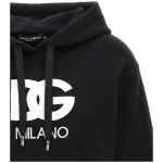 Dolce & Gabbana Logo Embroidery Cropped Hoodie