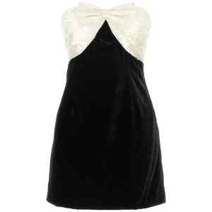 Alessandra Rich Bow Short Dress