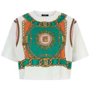 Balmain Foulard Print T-shirt