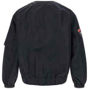 Kenzo Badges Collarless Bomber Jacket