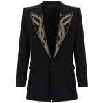 Balmain Leaf Embroidery Blazer