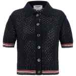 Thom Browne Hector Pointelle Polo Shirt