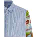 Comme Des Garcons Shirt Patterned Sleeve Shirt