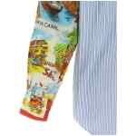 Comme Des Garcons Shirt Patterned Sleeve Shirt