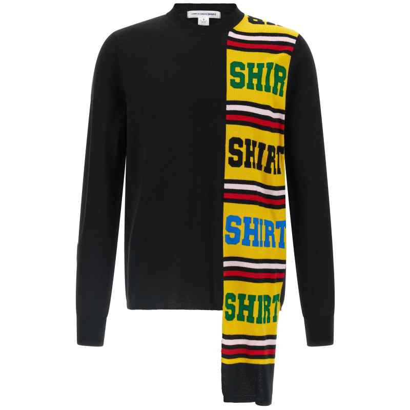 Comme Des Garcons Shirt Intarsia Sweater