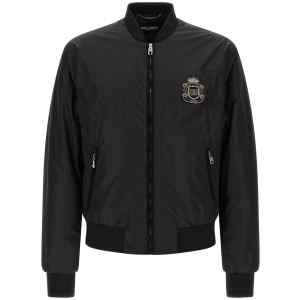 Dolce & Gabbana Dg Patch Bomber Jacket