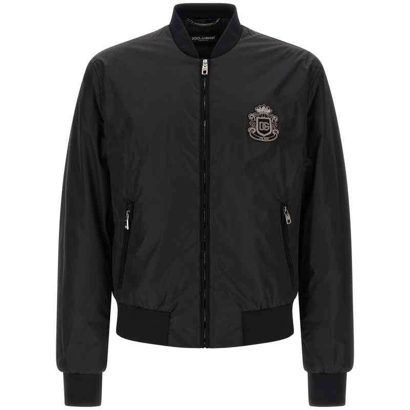 Dolce & Gabbana Dg Patch Bomber Jacket