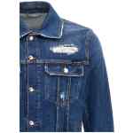 Dolce & Gabbana Denim Jacket With Used Effect