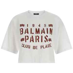 Balmain Plage Print T-shirt